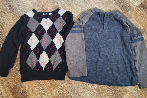 Children's place ls sweater, ls shirt 4T/4