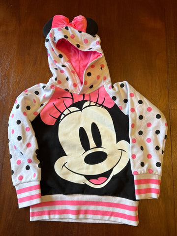 Disney Sz 5/6 Minnie hoodie 5T/5