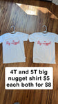 Chick-fil-A shirt big nugget 5T/5