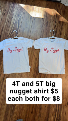 Chick-fil-A shirt big nugget 5T/5