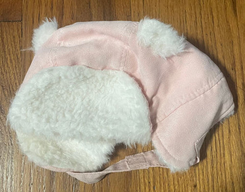 Old Navy Adorable Pink Fleece Winter Cap 0-3 Months