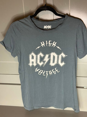AC/DC Grey AC/DC graphic tee Women's - S