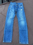Bebe Jeans with rhinestones and distress 8