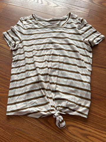 Madewell Brown and light pink stripe Women's - M
