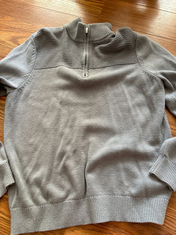 Van heusen Gray 1/4 zip sweater Men's - M