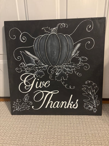Pier 1 18 by 28 Give Thanks picture Decor