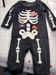 Baby Starters Skeleton Halloween Romper 18 Months
