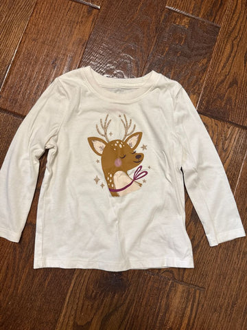Cat and jack Reindeer shirt 3T/3
