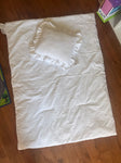 Brand unkmown Bedding for toddler girl. Blanket and pillow. Never used. Bedding