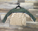 Arizona - long sleeve shirt Tan, green, blue 5T/5