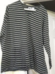 Take Nine Maternity Gray Stripe L/S Shirt Women's XL 16+