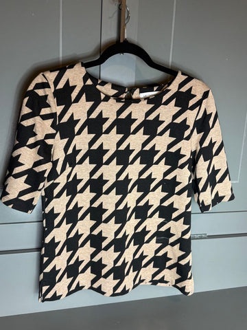 Liz Claiborne Black & brown business dress shirt Women's - S