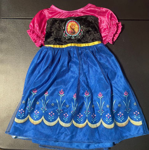 Disney Anna Dress Pajamas 12 Months