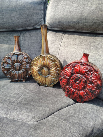 N/A Set of 3 vase decor not glass 3 different colors Decor