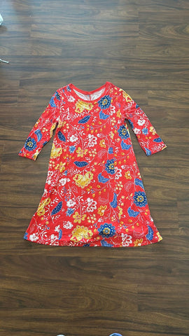 Old Navy 3/4 length sleeve, knee length, light weight dress 10