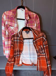 Variety EUC light weight flannel - pink with fuzzy inside Women's - S