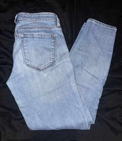 Loft Skinny w high waist- size 27 Faded off- EUC Women's 4