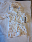 Plush Hooded Robe New 0-9 mos. 6-12 Months