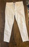 1822 white denim ankle jeans Women's 12