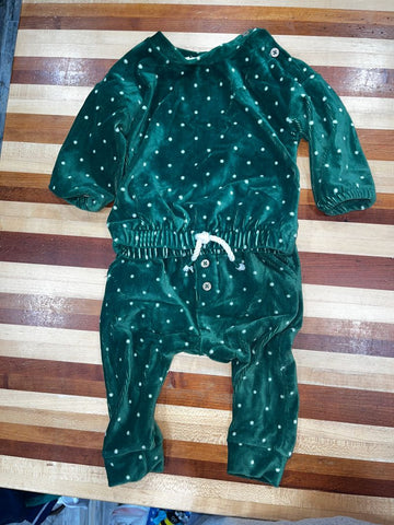 Jessica Simpson green top&pant 12 Months