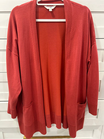 Terra sky Rust cardigan like new Women's XXL 18