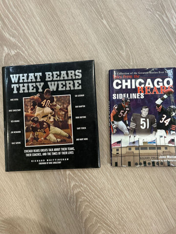 2 Chicago bears books Hardback Adult