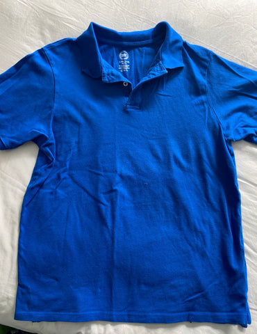 Wonder Nation 14/16 Husky blue polo 14