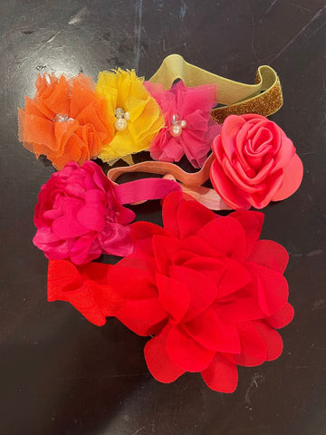 Unknown 4 assorted bright baby and toddler headbands Hair Accessories