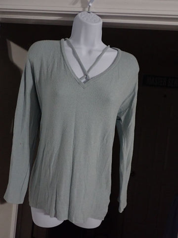 Victoria's Secret Sky blue soft v neck sweater Women's - XS