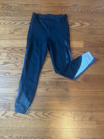 Under Armour Black leggings with mesh and white Women's - S