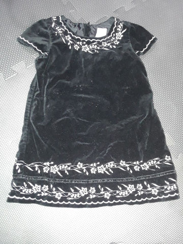 Old Navy Dress Black Velvet 24 Months
