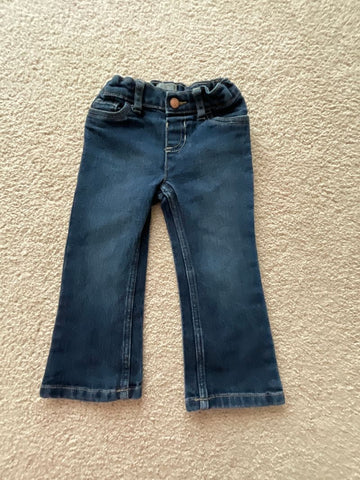 Childrens place Bootcut Jean. Adjustable waist. 2T