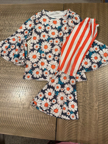 Misc Flower outfit-pants are faded 7