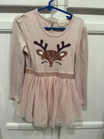 Btween Reindeer dress 5T/5