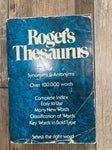 Roger's Thesaurus Poor to Fair Condition Educational