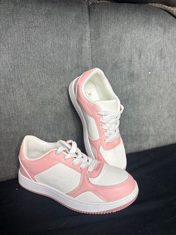 Danskin Pink and white slide on shoes - EUC 7 (Adult)
