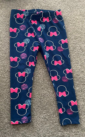 Disney Girls silky/stretchy Minnie Mouse pants. Great condition. 2T