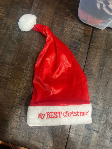 None Sparkly red Santa hat Hat