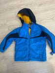 Lands end Warm blue coat, slight discoloration spots 5T/5