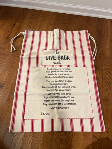 Mid pie Large giveback sack Holiday