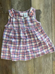 Pink & purple plaid dress just needs a onesie-SIZE 18 mon 18 Months