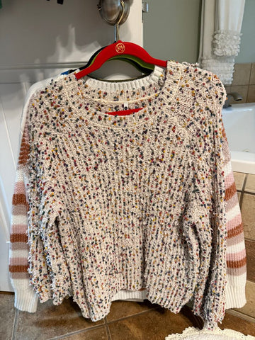 Leo and Nicole Multi dot sweater Women's XL 16