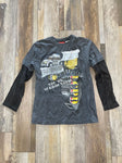 Lego long sleeve shirt Gray with Police lego man 12