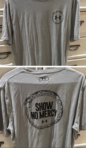 Under Armour Show no mercy gray t shirt Men's - L