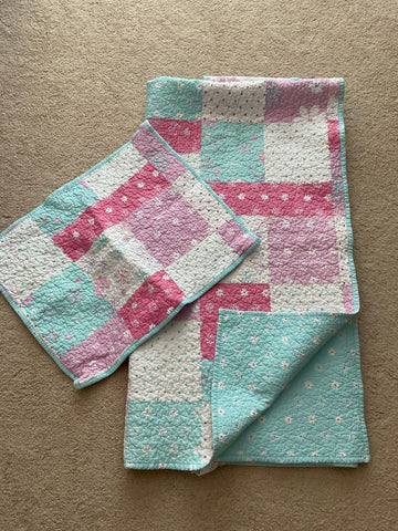 Lullaby bedding 100% cotton Twin quilt and pillow case Bedding