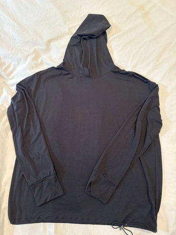 Adrienne Vittadin Athletic black hoodie Women's XL 16