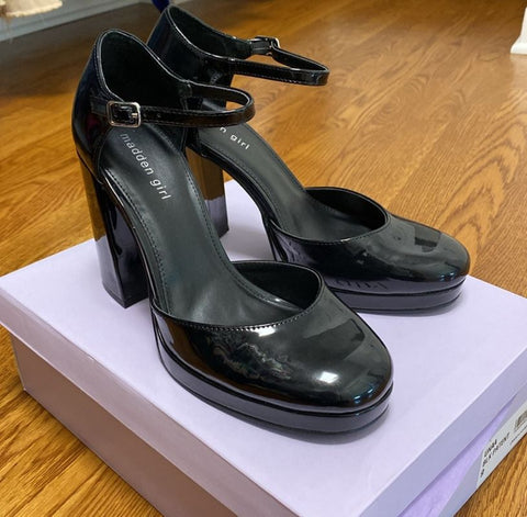 Madden girl Black patent shoes 9 (Adult)