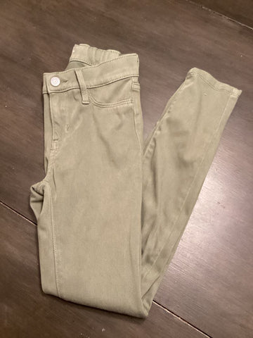 Old Navy Sage green jeggings adjustable waist 12