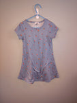 Forever Me Blue floral dress size 4T excellent used condition 4T/4