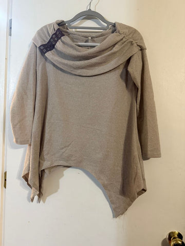 Cato Long sleeve tan shirt Women's - M